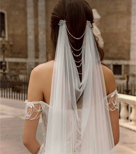 İki Taraftan Tutturmalı Uzun Helen Duvak